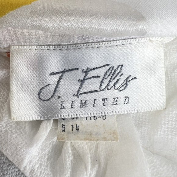 Womens J Ellis Limited Polka Dot Shirtwaist Dress Size 14 Long Sleeve Pullover - Picture 9 of 9